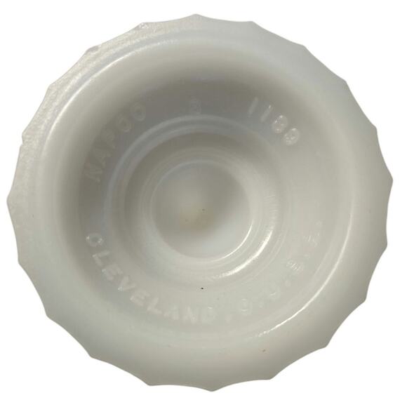 Vintage‎ Napco Milk Glass vase 10" 60's Wedding Decor Farmhouse Shabby Chic - Picture 3 of 7